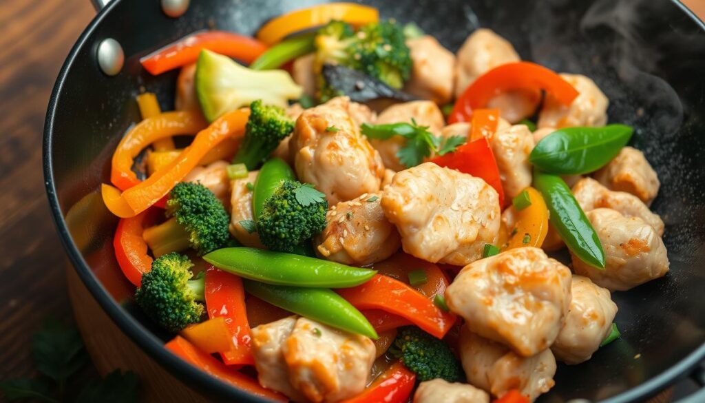 Chicken stir-fry