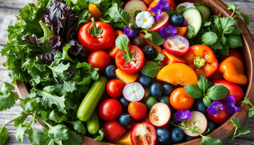 Seasonal Salad Ingredients