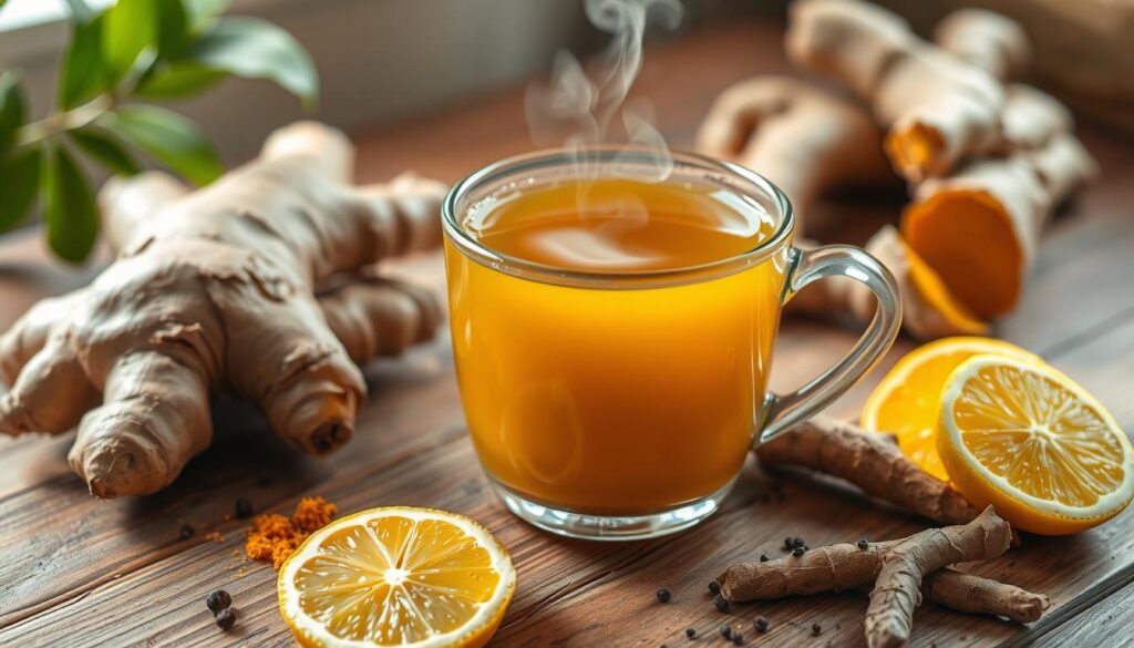 ginger turmeric tea