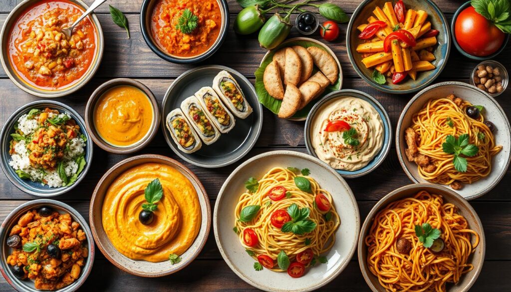 global plant-based dishes