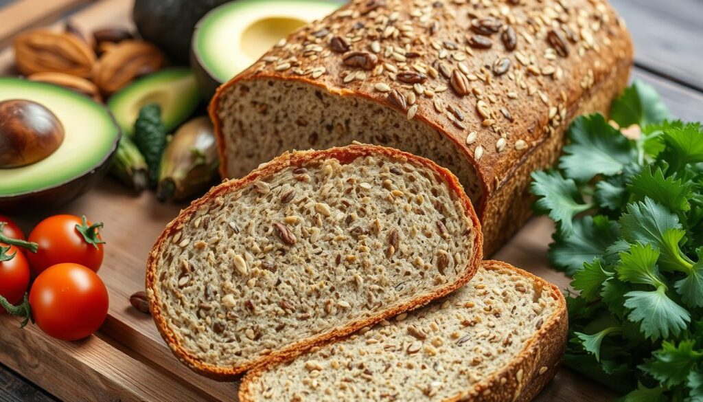 high-fiber bread