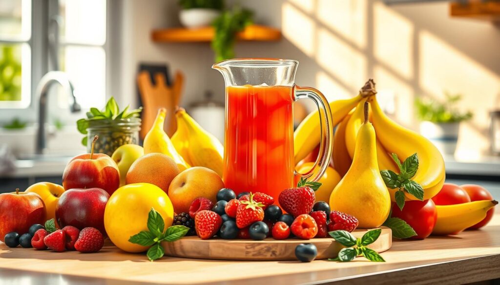 homemade fruit juice