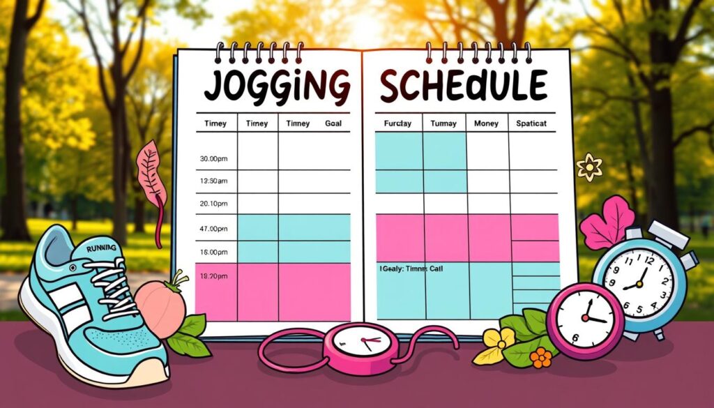 jogging schedule