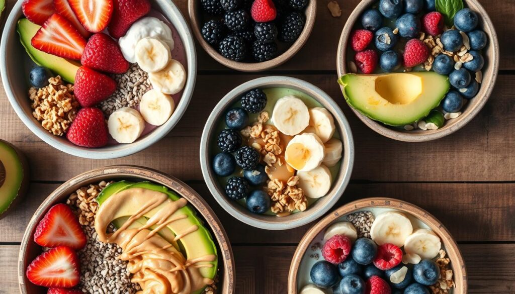 plant-based breakfast bowls