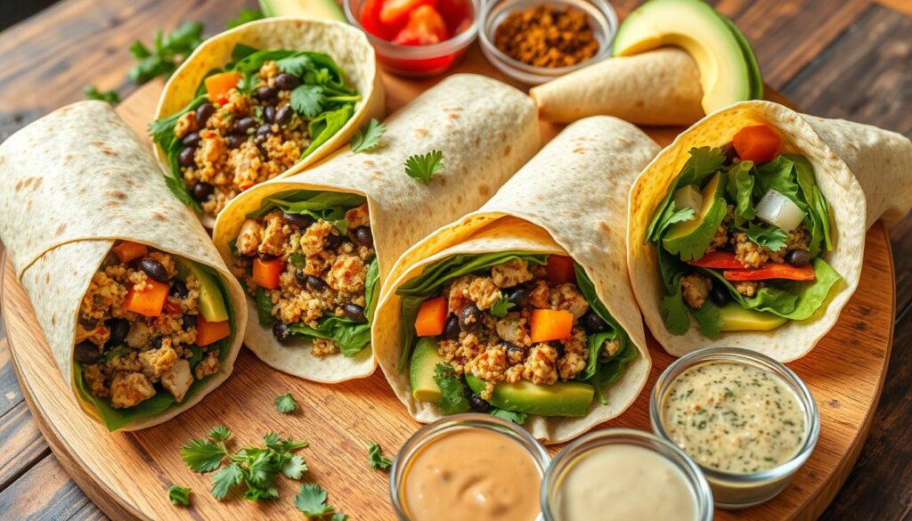 protein-rich wraps