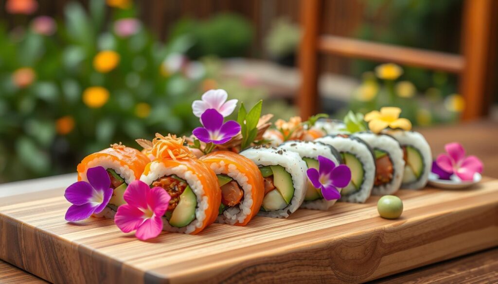 vegan sushi options